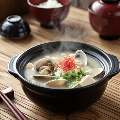Shijimi and Tofu Miso Soup
