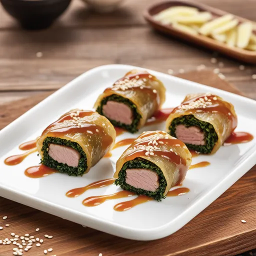 Pork Ginger Rolls