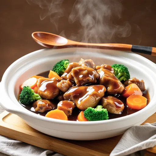 Chicken and Vegetable Soy Sauce Braise for Kids