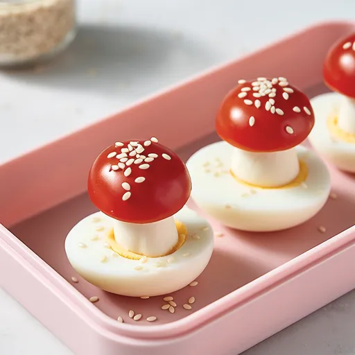 Cute Mushroom Decor for Lunchbox