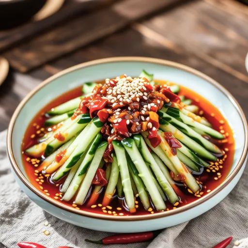 Sweet and Tangy Cucumber Salad