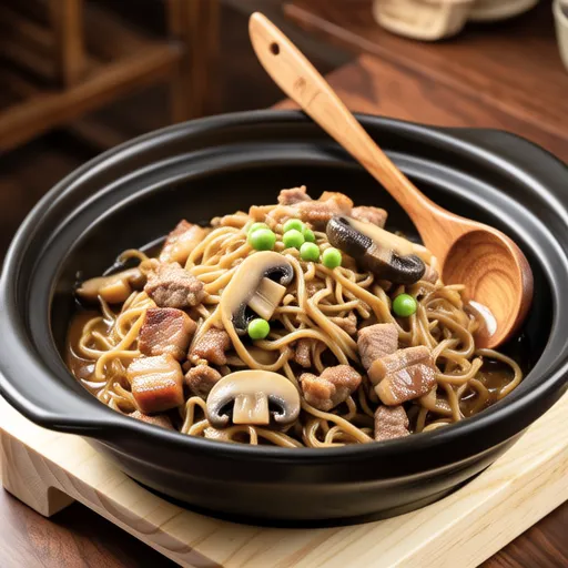 Pork and Mushroom Vermicelli Stew