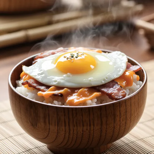 Bacon Egg Cheese Rice Bowl