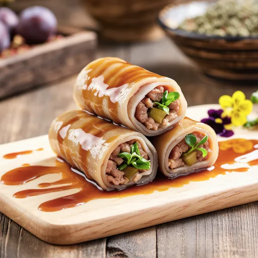 Ume Sprout Pork Rolls