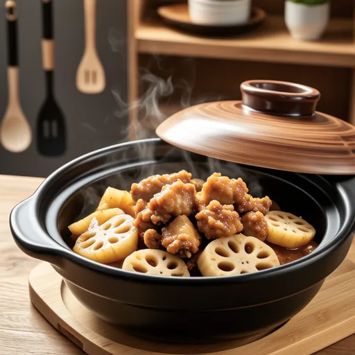 Konjac and Lotus Root Simmered Dish