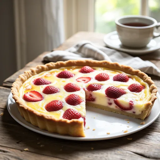 Strawberry Bread Quiche