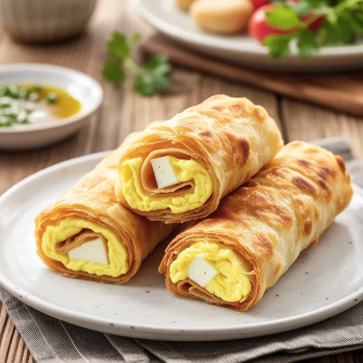 Bread Roll Cheese Egg Toast