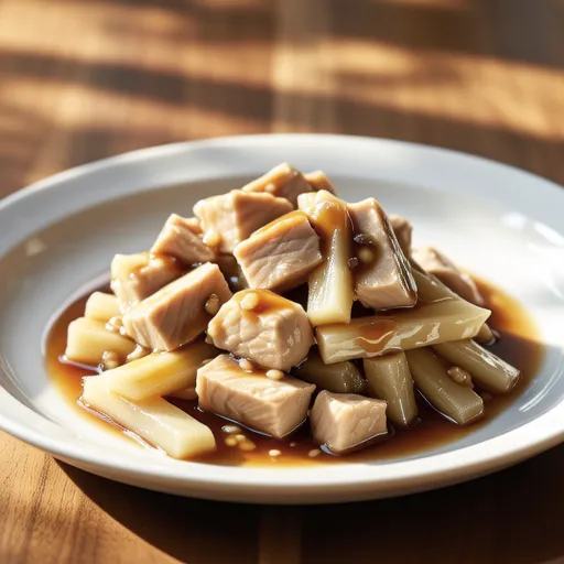 Tuna and Yam with Miso Mayo