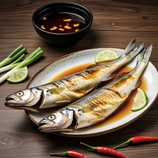 Grilled Flounder with Soy Dressing