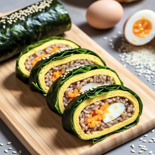 Simple Egg Roll Gimbap