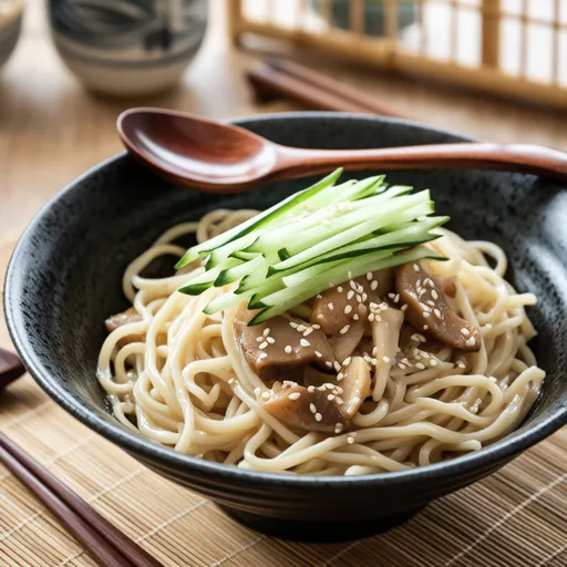 Chilled Saba Miso Mixed Udon