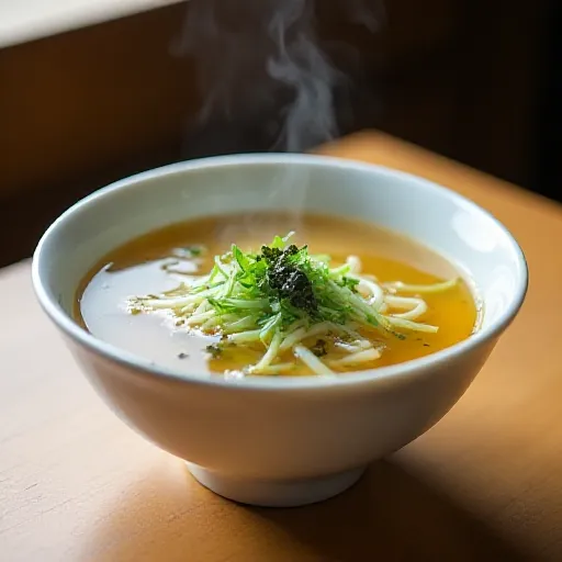Japanese Chive and Bean Sprout Soup