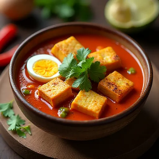 Curry thaï aux tomates et tofu