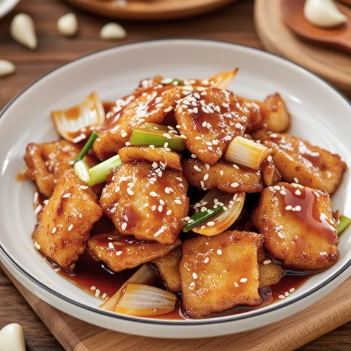 Stir-fried Fish Cake