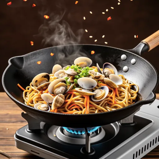 Clam Stir-fried Udon