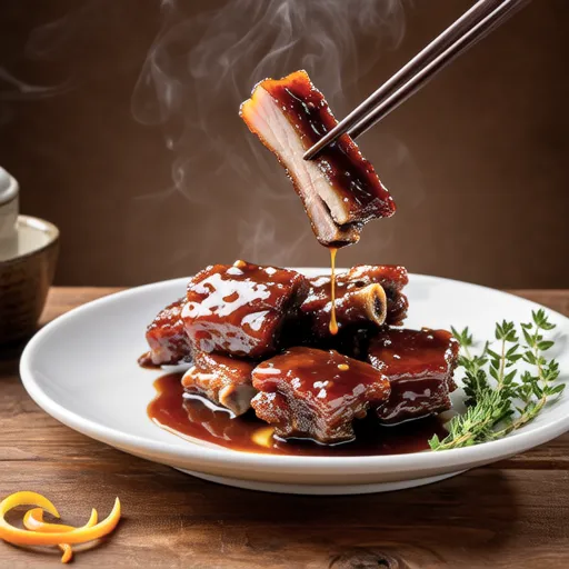 Sweet and Savory Braised Pork Ribs