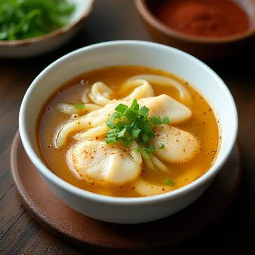 Fish Cake Egg Soup