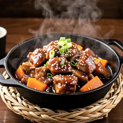 Chicken and Carrot Sesame Miso Simmer