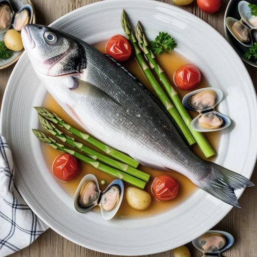 Sea Bream and Spring Vegetable Acqua Pazza