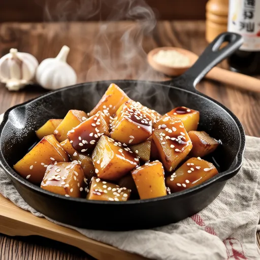 Soy Sauce Braised Potatoes