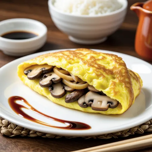 Cheese Omelette Rice