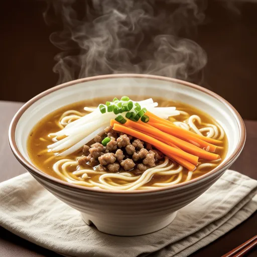 Carrot and Daikon Vermicelli Soup