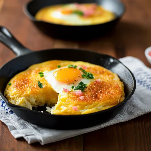 Tavuklu Omlet