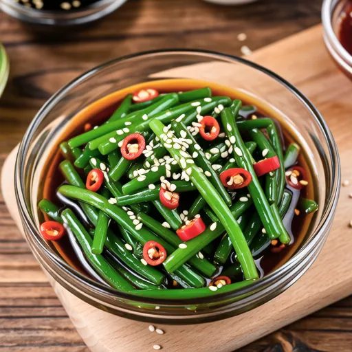 Garlic Scape Gochujang Salad