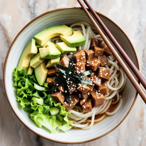 Ahi Poke Salad Udon