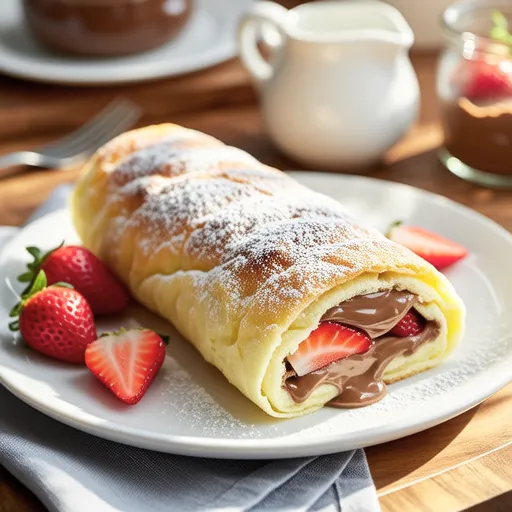 Strawberry Roll French Toast
