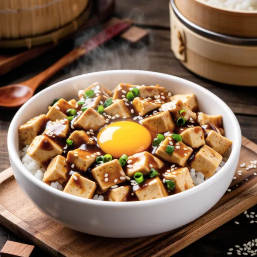 Tofu Soboro Rice Bowl