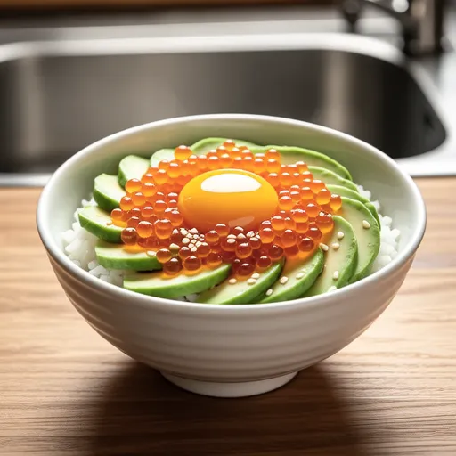 Mentaiko Avocado Rice Bowl