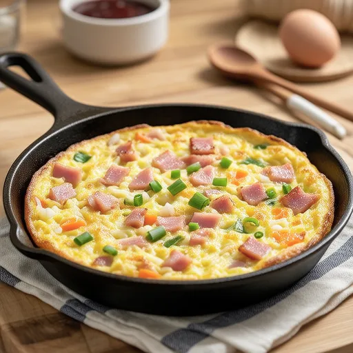 Spam Egg Rice Pancake