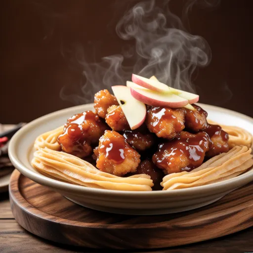 Sweet Apple Nugget Soy Sauce Tteokbokki