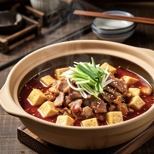 Spicy Miso Pork Hot Pot
