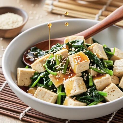 Tofu and Chamnamul Salad