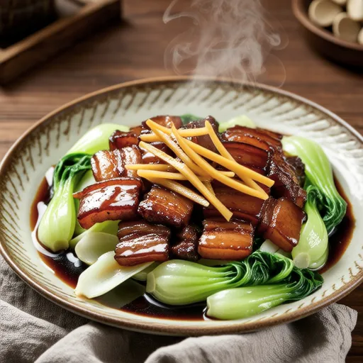 Stir-fried Pork Belly and Cabbage with Ginger