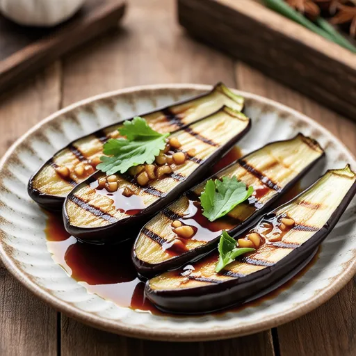 Grilled Eggplant with Soy Sauce Marinade