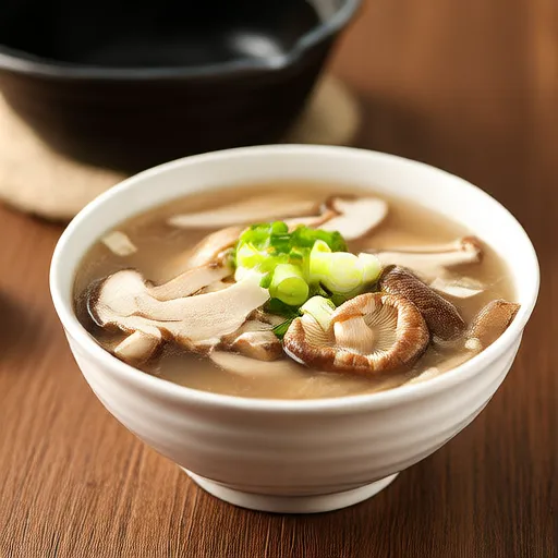 Chinese Mushroom Chicken Soup