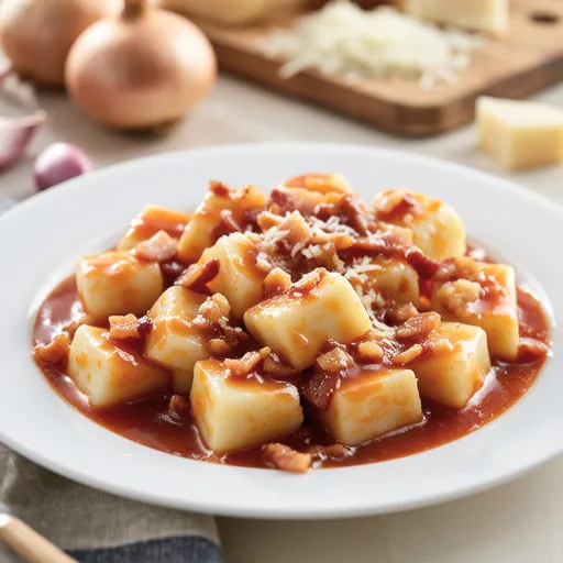 Carbonara Tteokbokki with Rice Cake