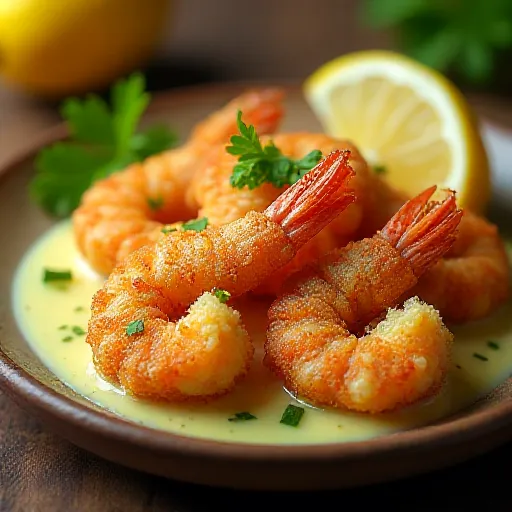 Lemon Mayo Shrimp