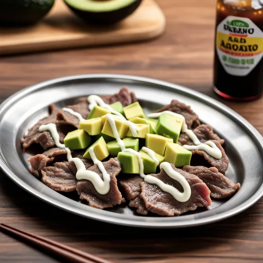 Beef and Avocado with Wasabi Mayo