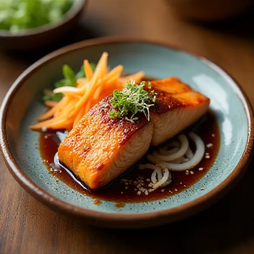 Salmon Nanban Pickle with Trimmings