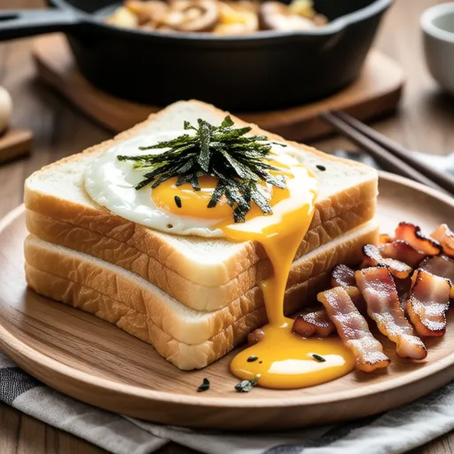 Mushroom and Cheese One-Pan Toast