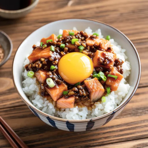 Spicy Negi Salt Salmon Bowl