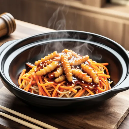Carrot and Pollock Roe Stir-fry