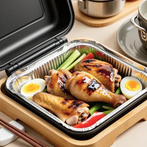 Grilled Chicken Bento with Toaster