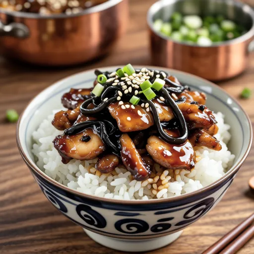 Charred Green Onion Chicken Rice