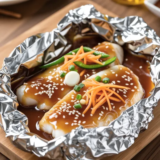 Miso Mayo Foil-Baked Cod