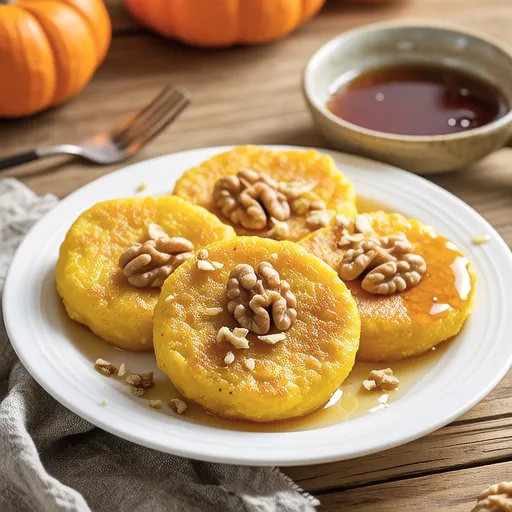 Pumpkin Glutinous Rice Pancakes